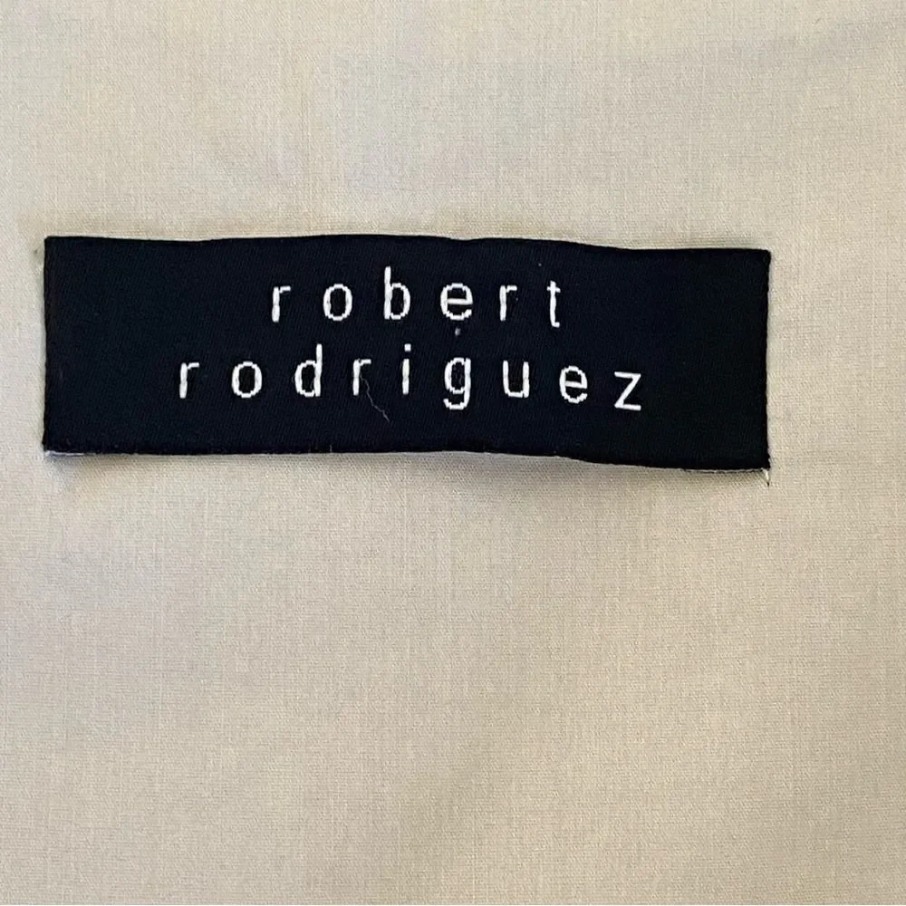 Robert RodriguezTan Tiered Sleeveless Sheath Dress Sz 8